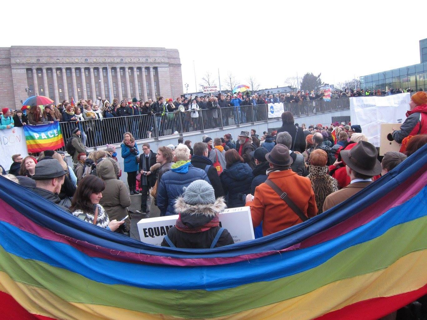 Medborgarplatsens Tahdon demo 28.11.2014. demonstration 
